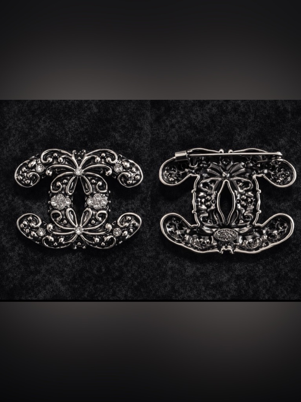 Stamped Fashion Brooch